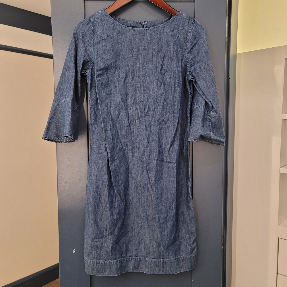 Talbots Blue Denim Mini Dress